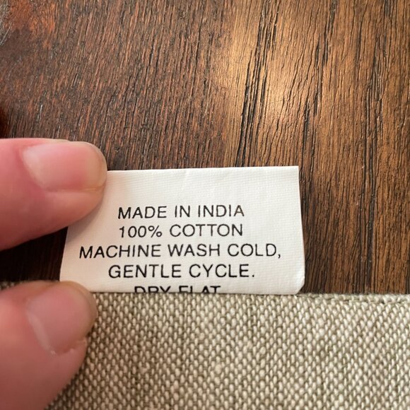 Crate & Barrel Fabric Cocktail Coasters - Picture 9 of 9